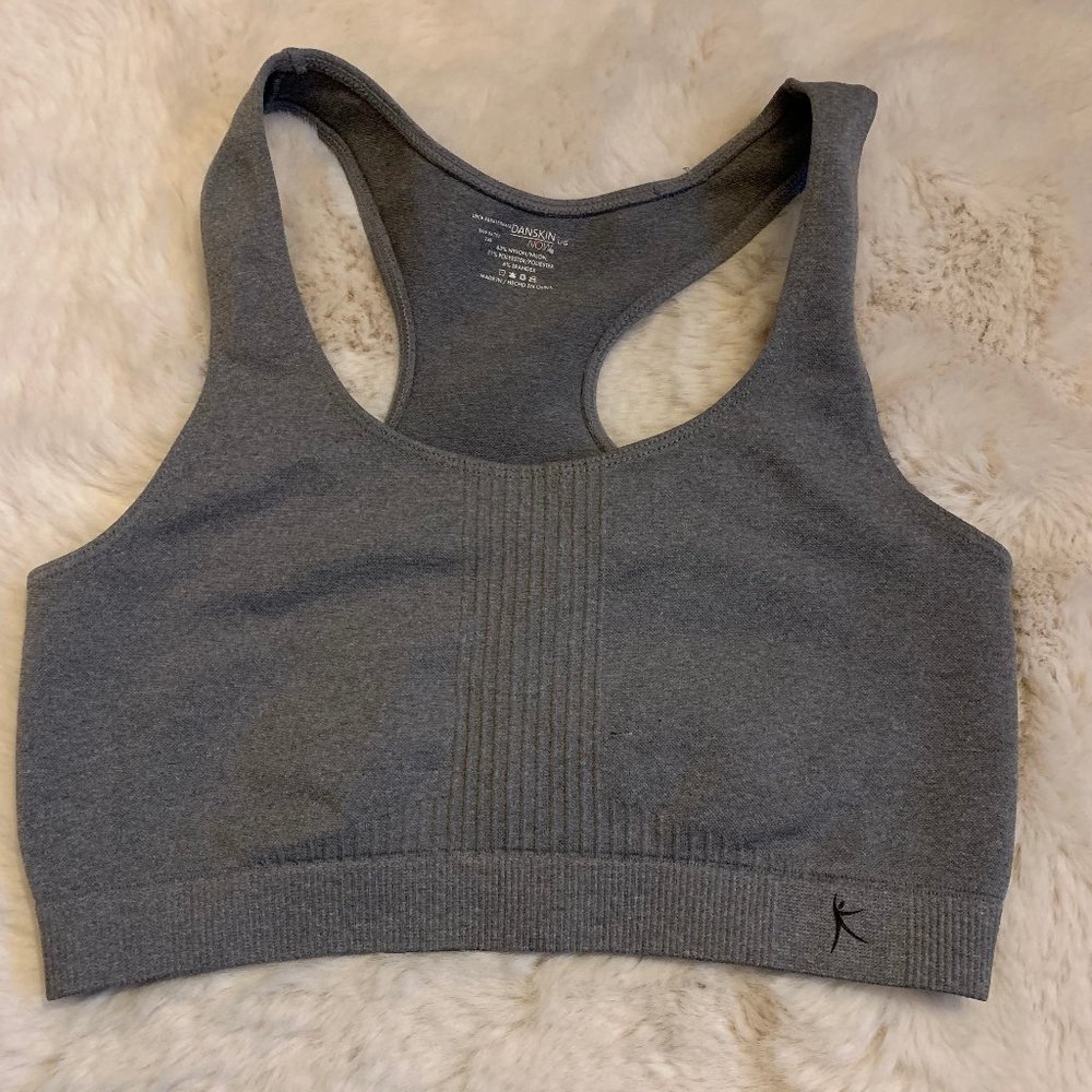 Dark Grey DanSkin Now Sports Bra